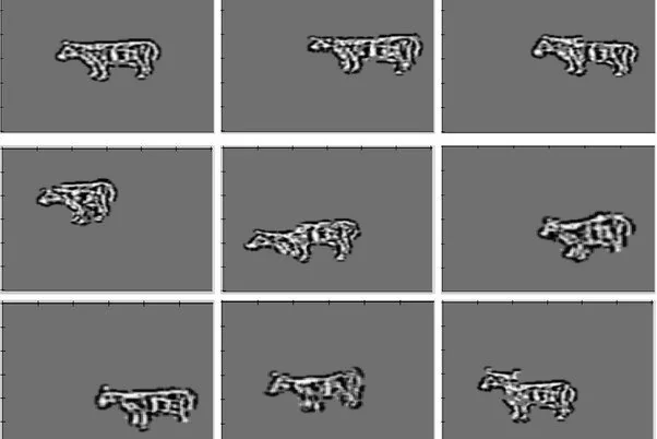 An AI generated image of a cow from 10 years ago