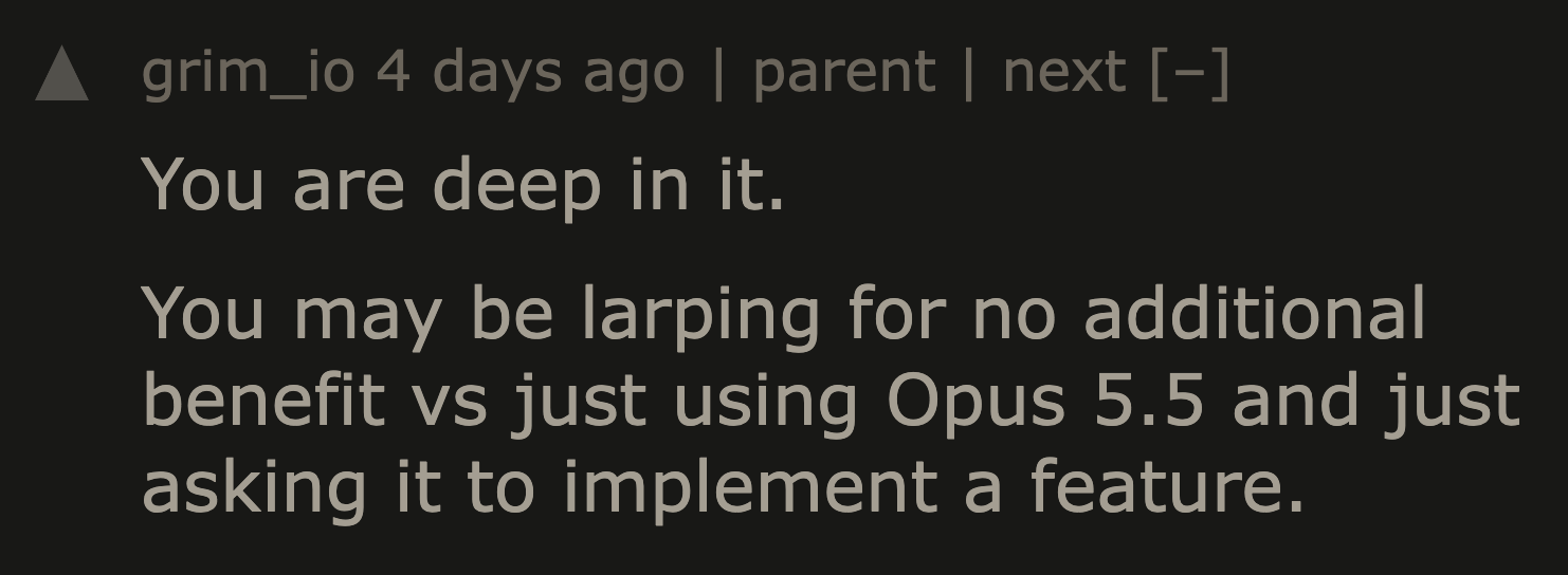 Comment from Hacker News